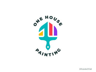 One House Painting Logo brand guide brand guidelines construction company house branding house logo house painting logo housekeeping logo letterform logo mark one house painting logo one logo paint roller logo painting logo painting logo 99designs painting services logo product design real estate guidelines rimongraphics visual branding web 3