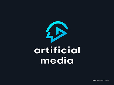 Artificial Media Logo ai ai logo artificial eye logo artificial intelligence artificial logo artificial media logo artificial solutions logo chemistry industrialdesign intelligence lettering logo media branding media logo media logo 99designs neuro orgranic mind retro logo rimonghrapics therapy thought