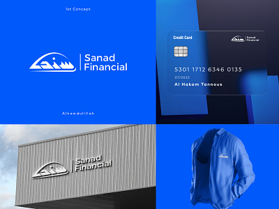 Sanad Financial - Arabic Logo arabic calligraphy arabic type arabic typography arabiclogo brand guidelines business logo creative logo ecommerce finance logo financial financial logo financial logo 99designs identity guidelines logotrends minimalist logo modern logo rebranding redesign rimongraphics sanad financial arabic logo