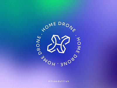 Home Drone Logo - Letter Logo brand identity building logo business logo construction logo drones h letter logo home drone logo letter logo home logo house logo letter logo letter logo trends professional logo property logo real estate agency real estate logo rimongraphics unique logo