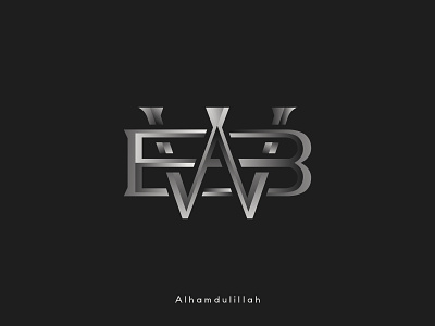 E + W + B - Monogram Logo - 3 Letter Logo