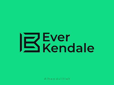 Ever Kendale - E K Letter Logo