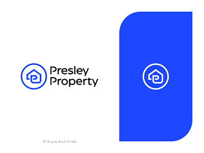 Presley Property - P Letter Logo best dribbble shots construction construction logo creative logo modern logo mortgage p logo pletter logo presley property p letter logo property brokers logo property development logo property logo inspirations property management propertylogo real estate agent real estate branding realtor rental property logo rimongraphics warehouse