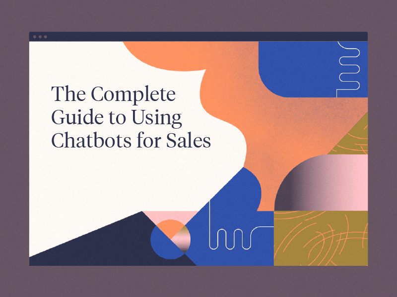 Chatbots For Sales Guide automation abstract geometric techhhh sales chatbots