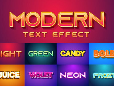 Game Style Text Effect game graphic style retro text effect typography