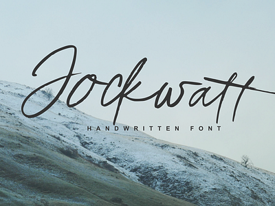 Jockwatt - Handwritten Font