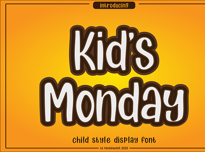 Kids Monday poster