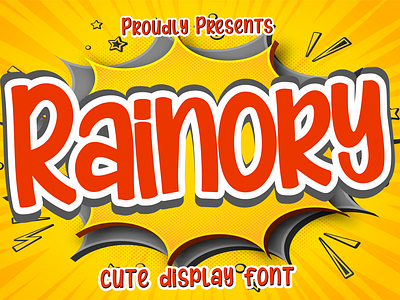 Rainory - Cute Font Display poster