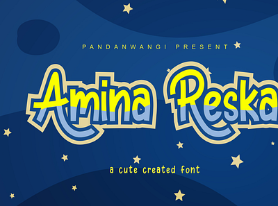 Amina Reska design font