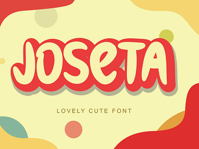 Joseta || cute font