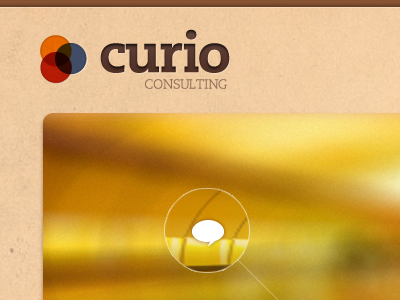 Curio blur brown curio overlapping tan texture web yellow