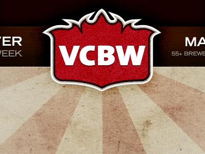 VCBW brown logo red texture vcbw