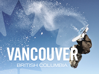 Vancouver bc blue canada snow snowboard vancouver