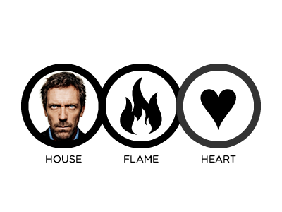 House, Flame, Heart kristina
