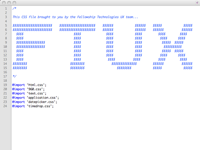 Fellowship Tech UX ASCII ascii most-beautiful-thing-ever