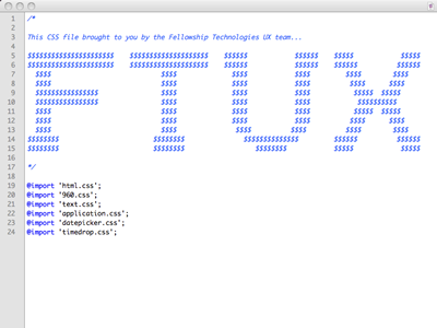 Fellowship Tech UX ASCII