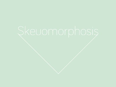 Skeuomorphosis flat pastel skeuomorphism typography