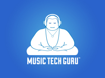 Music Tech Guru brand guru identity logo music