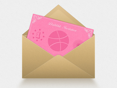 Dribbble Invite dribbble icon pink