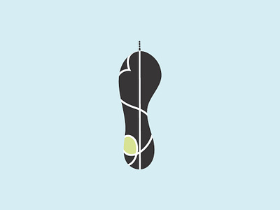 Skate Logo design icon illustration logo minimal vector