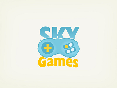 Sky Logo game logo logo design shamain sky games logo