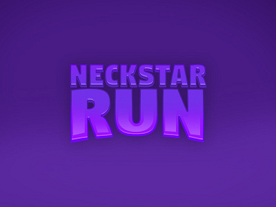 NeckStar Run game splash screen unity 3d