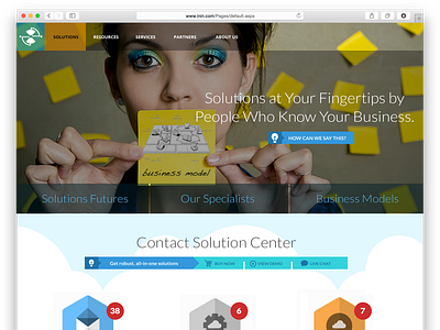 Contact Solutions Center branding ui ui design ui ux ux ux web web web design
