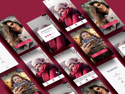 Camera Filter App android app design appdesign ios app mobile app design ui ui concept xd design