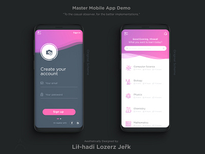 Master Mobile App Design android android app app design appdesign branding education app illustration ios app school app teachers ui