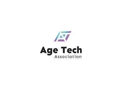 Age Tech Association branding design flat generic illustration logo typography vector web
