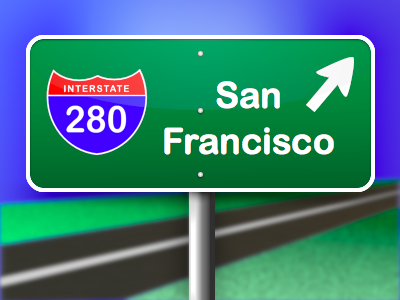 San Francisco 280 north california interstate invasivecode san francisco