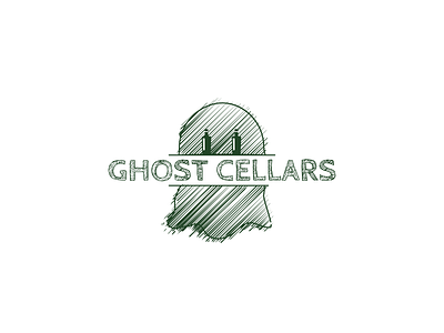 Ghost Cellars 2017 art casper cellar drinks fun ghost logo pencil sketch wine