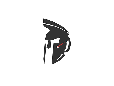 Spartan Racing accelerate graphic design helmet icon logo race shield spartan speed speedometer warrior