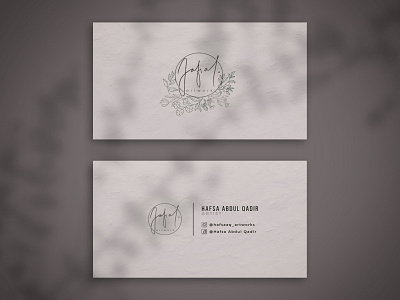 Artist Business card mockup artistic brand identity branding business card business card design business cards businesscard card card design cards design illustration logo minimal