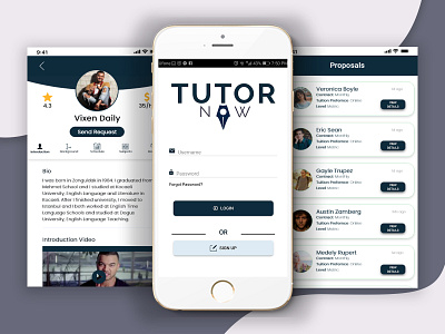 TutorNow - Tutoring like Uber design flat illustration logo logodesign minimal mobile app mobile app design mobile design mobile ui ui ux
