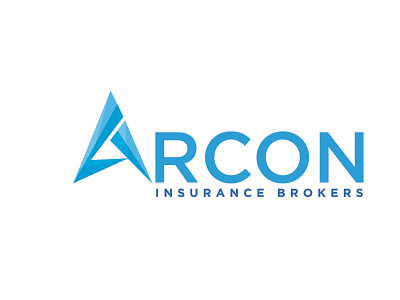 ARCON (Insurance brokers) branding design flat identity illustration illustrator logo minimal minimalist vector