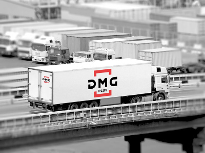 Logo for a logistic company brand branding dmg freightcarrier logistic logo logodesign transportation