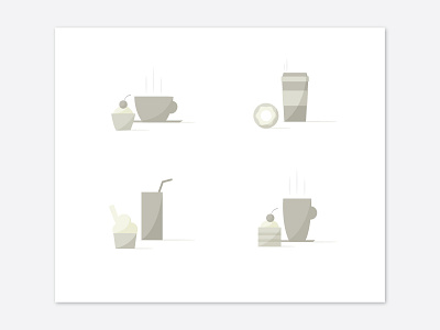 Coffee Icons coffee fun icons illustration simple vector