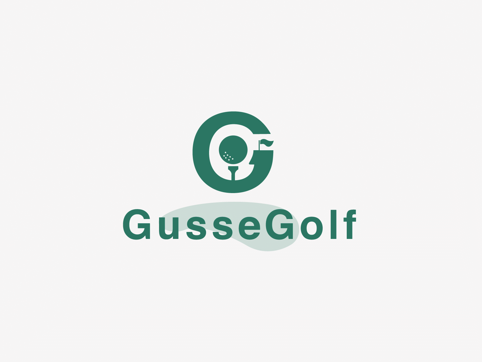 GusseGolf logo animation after effects animated gif animatedlogo animation branding gif gif animated illustration logo logo animation motion motion design motiongraphics