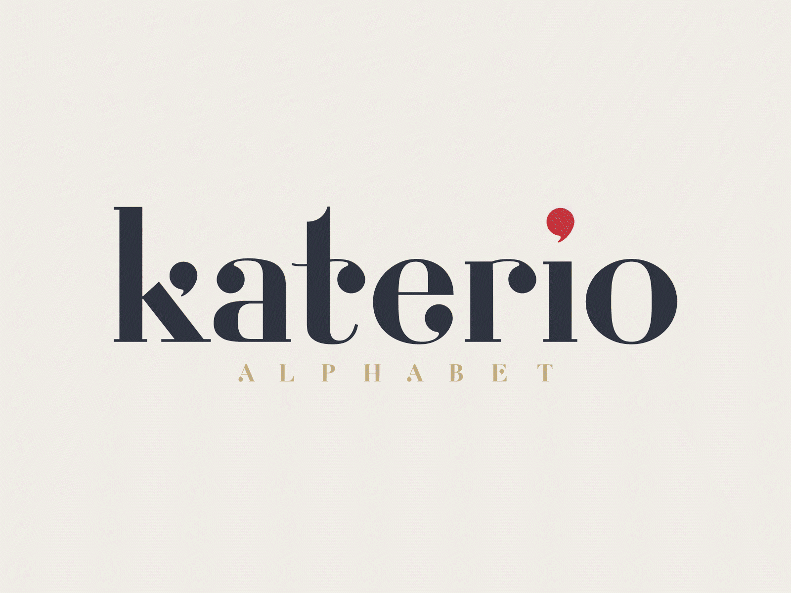 Katerio logo animation after effects animated gif animation gif lettering logo logo animation loop animation loopgift looping looping animation motion motion design motiongraphics typography