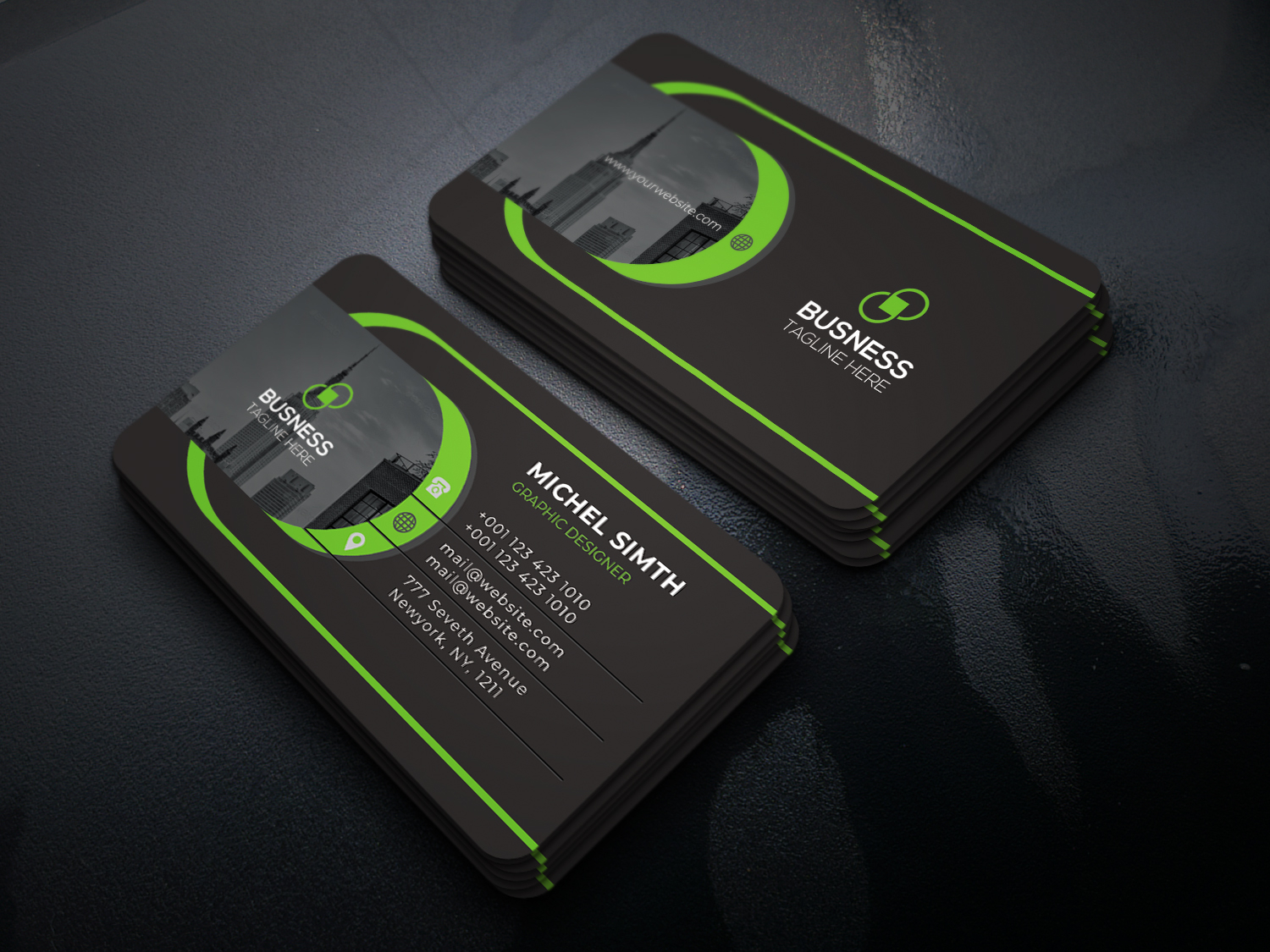 Business Card by Great Graphics on Dribbble