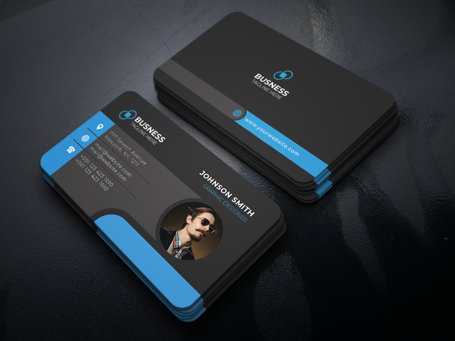 Business card by Great Graphics on Dribbble