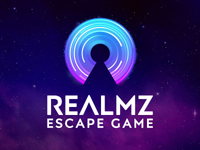Realmz Escape Game Logo brand brand identity branding escape game illustration logo vector visual identity