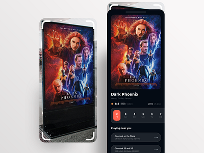 AR Scan Movie App UI app augmented reality design mobile ui ux