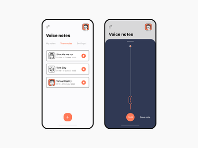 Voice Notes UI