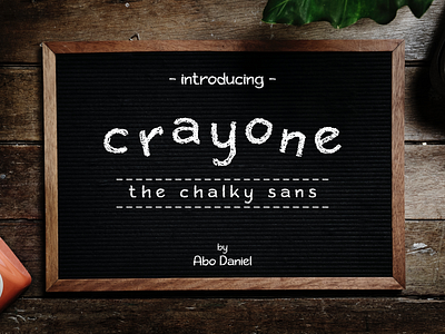 Crayone -The Chalky Sans- branding font fonts handletter handlettering sans typography