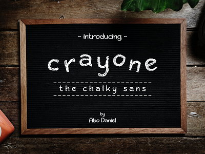 Crayone -The Chalky Sans-