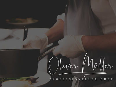 Professional Chef branding calligraphy design font fonts handletter logo signature signature logo typography