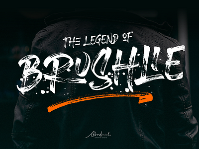 The One and Only - BRUSHLIE - branding brush brush lettering brushpen font fonts splash splatter typography urban urban art urban design urban font urban typeface