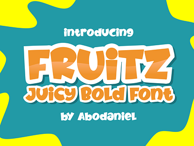 FRUITZ -Juicy Layered Bold Font-